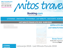 Tablet Screenshot of mitos-travel.com
